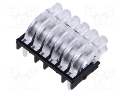 Fiber for LED; round; Ø2mm; No.of mod: 12; Front: convex
