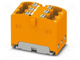 Splice terminal: rail; 17.5A; 450V; push-in; PA; L: 17.7mm; W: 12.5mm