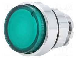 Switch: push-button; Stabl.pos: 1; 22mm; green; Illumin: ZBV6; IP66