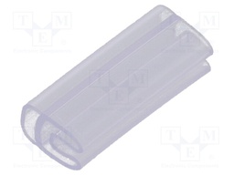 Markers for cables and wires; PVC; transparent; leaded; -40÷80°C