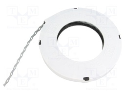 Perforated strap; steel; W: 12mm; Holes pitch: 14mm; L: 10m