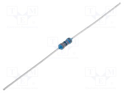 Resistor: metal film; THT; 33kΩ; 0.6W; ±1%; Ø2.4x6.3mm; 50ppm/°C