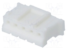 Plug; wire-board; female; 2mm; PIN: 5; w/o contacts; for cable; 100V