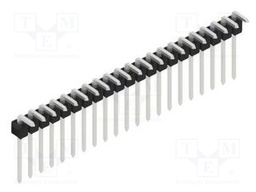 Connector: pin strips; pin header; male; PIN: 21; 2.54mm; THT; 1x21