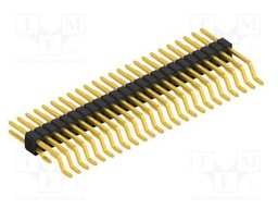Connector: pin strips; pin header; male; PIN: 48; 1.27mm; SMT; 2x24