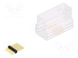 Connector: pin strips; pin header; male; PIN: 7; 1.27mm; SMT; 1x7