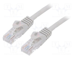 Patch cord; U/UTP; 6; stranded; CCA; PVC; grey; Len: 30m; 26AWG