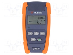 Meter: optical power; LCD; Range: -50÷.27dBm; Meas.accur: ±0.25 dB