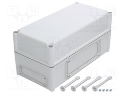 Enclosure: wall mounting; X: 190mm; Y: 380mm; Z: 180mm; EK; grey; IK08