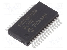 PIC microcontroller; Memory: 128kB; SRAM: 8B; SMD; UQFN28