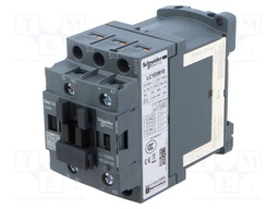 Contactor: 3-pole; NO x3; Auxiliary contacts: NO; 24VDC; 9A; W: 45mm
