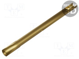 Test probe socket; Min.pitch: 2.54mm; brass; gold-plated; head SR