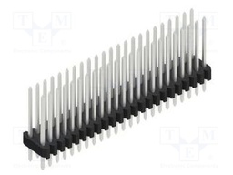 Connector: pin strips; pin header; male; PIN: 46; 1.27mm; THT; 2x23