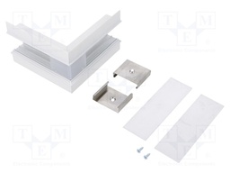 Connector 270°; white; aluminium; Application: VARIO30-05