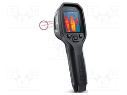 Infrared camera; colour,LCD 2,4"; 320x240; -25÷1080°C; 57°x44°