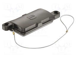 Protection cover; Han® HPR; size 10B; threaded joint,latch