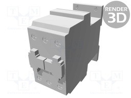 Contactor: 3-pole; NO x3; 24VDC; 26A; DIN; BF; screw terminals; 690V
