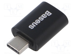 Adapter; USB 3.2 Gen 2; USB A socket,USB C plug; black