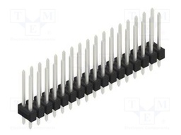Connector: pin strips; pin header; male; PIN: 34; 2.54mm; THT; 2x17