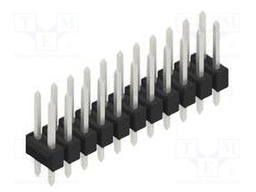 Connector: pin strips; pin header; male; PIN: 22; 2.54mm; THT; 2x11