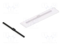 Connector: pin strips; pin header; male; PIN: 28; 2.54mm; SMT; 1x28