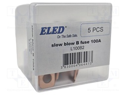 Fuse: fuse; 100A; 32VDC; automotive; 22.2mm; 22.2x15.2x45mm