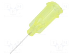 Needle: steel; 0.5"; Size: 32; straight; 0.1mm; Mounting: Luer Lock
