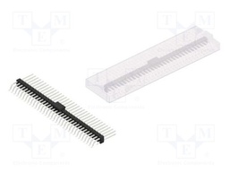 Connector: pin strips; pin header; male; PIN: 66; 2.54mm; SMT; 2x33