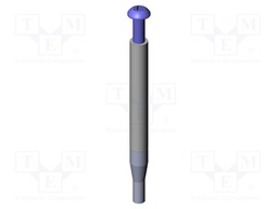 Push rod; Ø: 4mm; screw-in; L: 60mm; Thread: M4x10