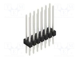 Connector: pin strips; pin header; male; PIN: 14; 2.54mm; THT; 2x7