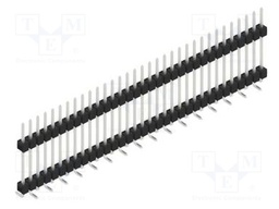Connector: pin strips; pin header; male; PIN: 33; 2.54mm; SMT; 1x33