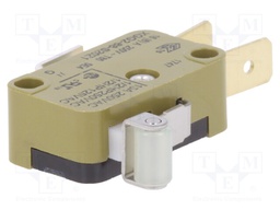 Microswitch SNAP ACTION; with lever (with roller); SPDT; Pos: 2