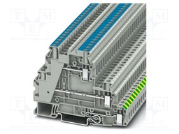 Splice terminal: rail; UT; PA; L: 60.1mm; terminals: 5; W: 6.2mm