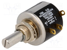Potentiometer: shaft; multiturn; 1kΩ; 2W; ±5%; 6.35mm; Series: 534