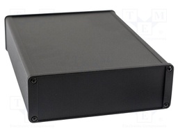 Enclosure: shielding; X: 165mm; Y: 220mm; Z: 55mm; aluminium; black