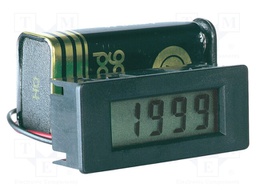 Voltmeter; digital,mounting; 0÷199.9mV; VDC accuracy: ±0,5%; 1mA