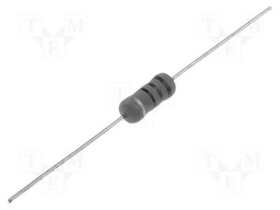 Resistor: wire-wound; high voltage; THT; 330Ω; 1W; ±5%; Ø5x12mm