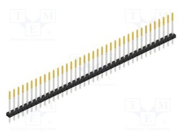 Connector: pin strips; pin header; male; PIN: 38; 2mm; THT; 1x38