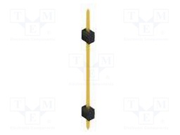 Connector: pin strips; pin header; male; PIN: 1; 2.54mm; THT; 1x1