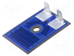 Resistor: thick film; heating; screw; 100W; Temp: -40÷200°C; H: 1mm
