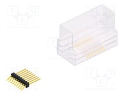 Connector: pin strips; pin header; male; PIN: 9; 1.27mm; SMT; 1x9