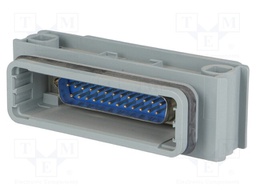 Transition: D-Sub coupler; PIN: 25; Variosub; Locking: latch; IP67