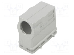 Enclosure: for HDC connectors; C146; size E16; for cable; angled