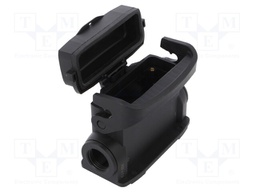 Enclosure: for rectangular connectors; Han Eco A; size 16A; M20