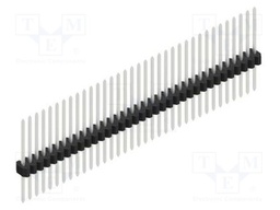 Connector: pin strips; pin header; male; PIN: 35; 1.27mm; THT; 1x35