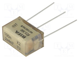 Filter: anti-interference; Cx: 100nF; Cy: 4.7nF; THT; 12.5x16x24mm