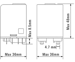Relay: electromagnetic; SPST-NO; Ucoil: 24VDC; Icontacts max: 16A