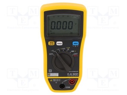 Digital multimeter; LCD (6000),bargraph,with a backlit; 3x/s