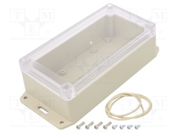 Enclosure: multipurpose; X: 85mm; Y: 165mm; Z: 55mm; Ritec; ABS; IP65