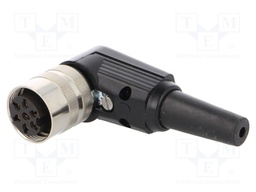 Connector: M16; female; for cable; IP40; plug; soldering; 250V; 5A